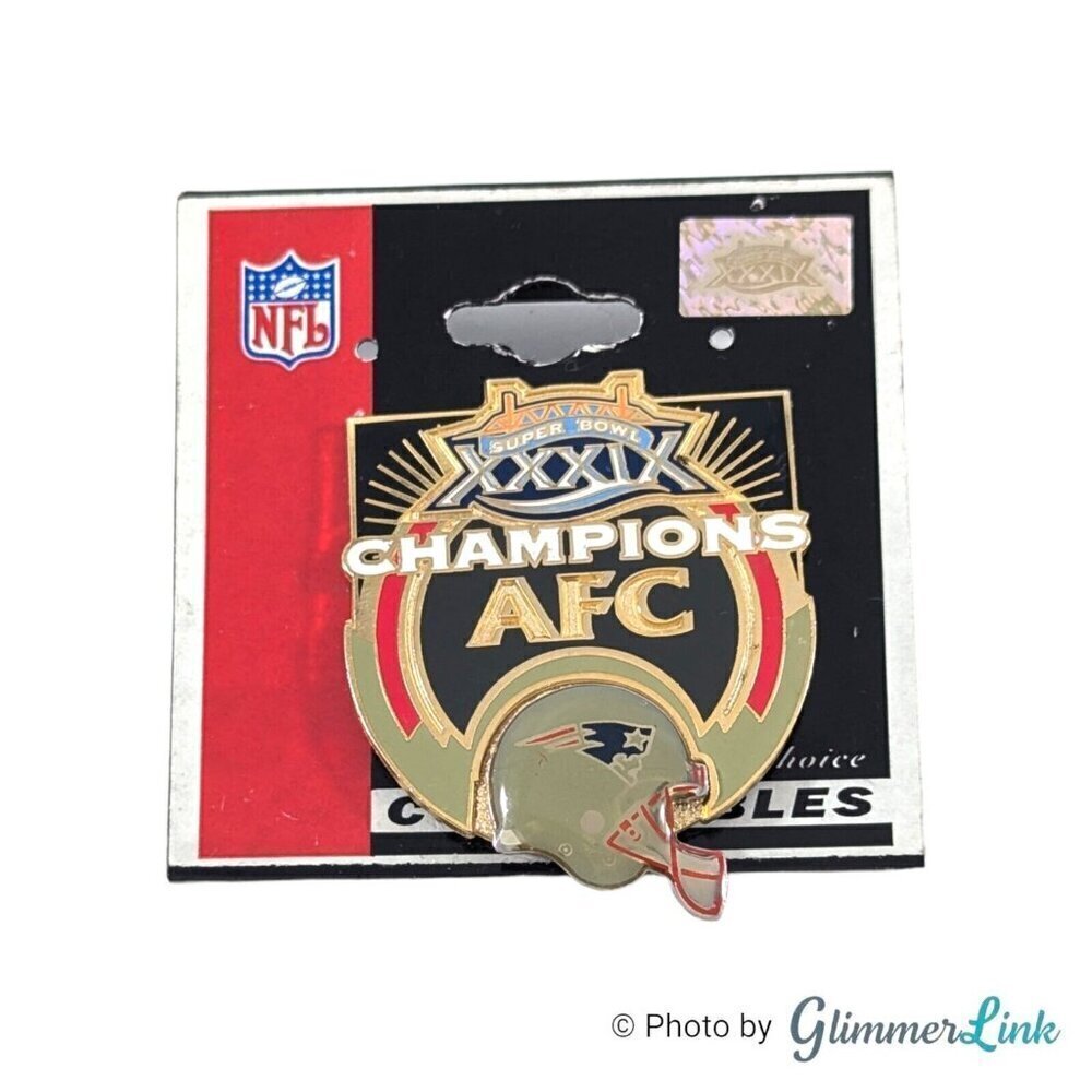 NFL Super Bowl 39 2005 Champions AFC Patriots Collectible Pin